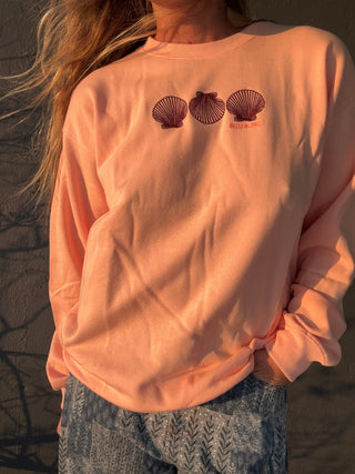 BILLABONG Chasing Horizons Crew Fleece - Light Peach - The Salty BabeSweatshirt