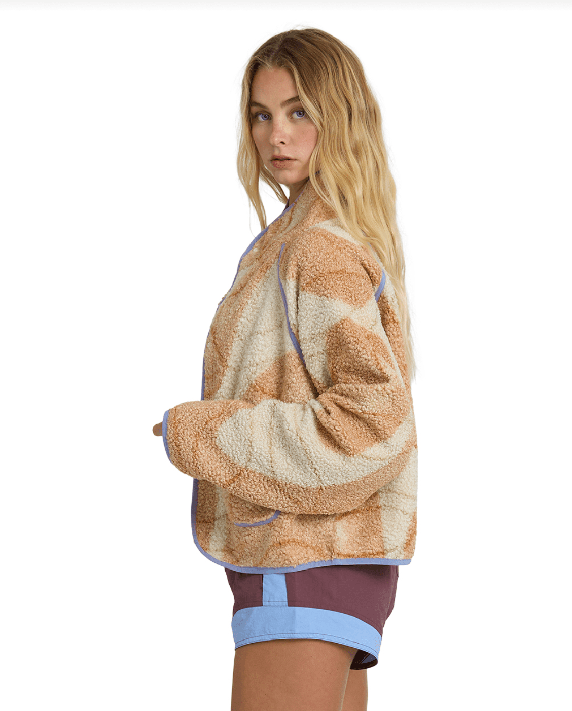 BILLABONG Dawney Snap Up Fleece - White Cap - The Salty BabeJackets