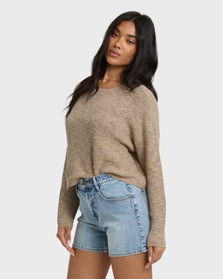 BILLABONG Daze Time Sweater - Oatmeal - The Salty BabeSweaters