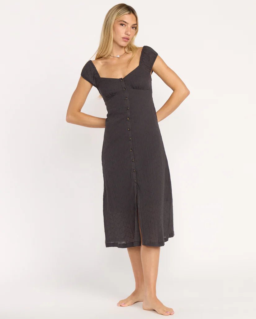 BILLABONG Distant Tides Dress - Black Sands - The Salty BabeDresses