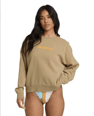 BILLABONG Echo Crew Fleece - Stone - The Salty BabeSweatshirt