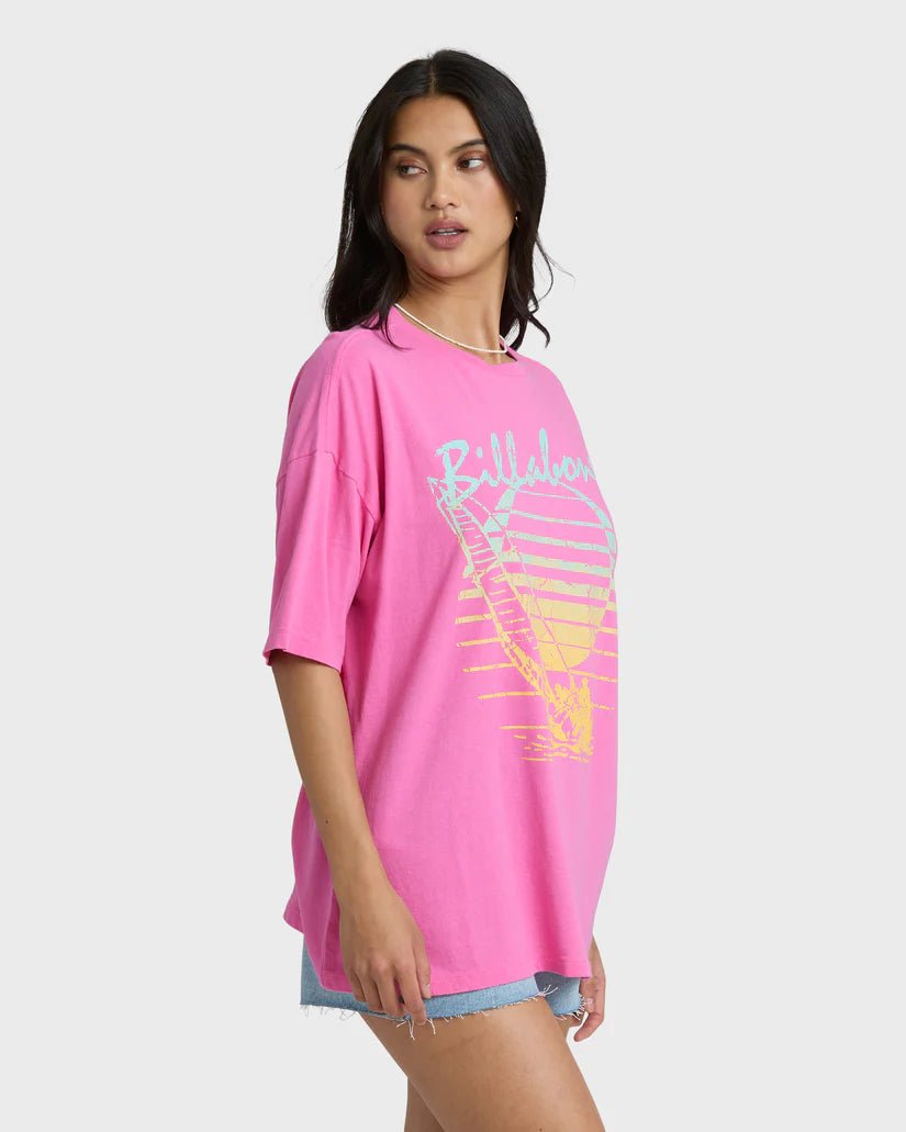 BILLABONG Every High Tide Short Sleeve Tee - Guava - The Salty BabeTee Shirts
