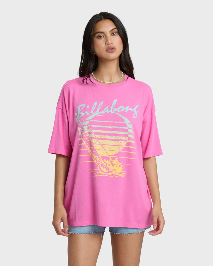 BILLABONG Every High Tide Short Sleeve Tee - Guava - The Salty BabeTee Shirts
