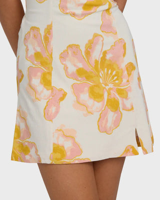 BILLABONG Floral Trippin' Mini Dress - Salt Crystal - The Salty BabeDresses