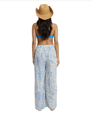 BILLABONG Follow Me Printed Elastic Pant - White Cap - The Salty BabePants