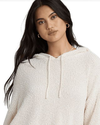 BILLABONG Hot Beachin' Hooded Sweater - White Cap - The Salty BabeSweaters