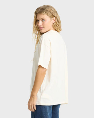 BILLABONG In Front Of Me Short Sleeve Knit Tee - White Cap - The Salty BabeTee Shirts