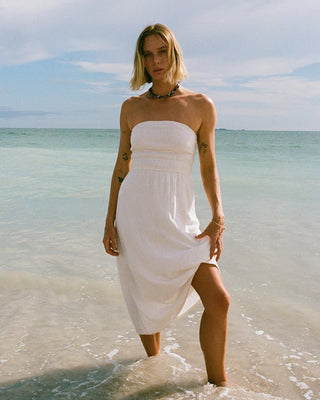 BILLABONG In The Sky Midi Dress - Salt Crystal - The Salty BabeDresses