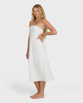BILLABONG In The Sky Midi Dress - Salt Crystal - The Salty BabeDresses