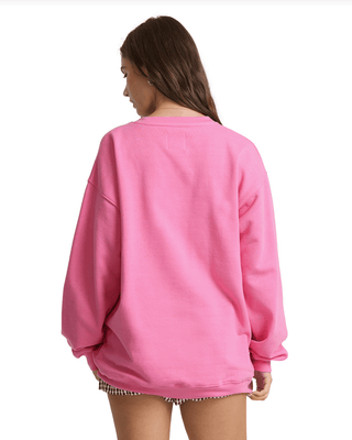 BILLABONG Keep On Surfin' Crew Sweatshirt - Guava - The Salty BabeGraphic Sweatshirt