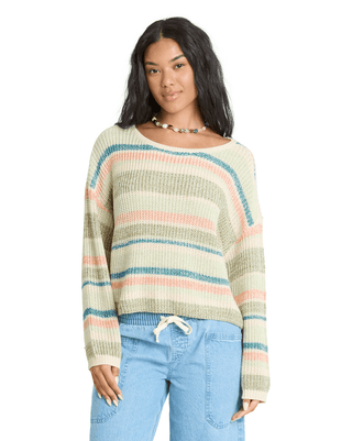 BILLABONG Lit Light Sweater - Smoke Green - The Salty BabeSweaters