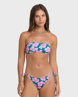 BILLABONG Mahalo Baby Reversible Tully Tube Bikini Top - Deep Lagoon - The Salty BabeSwim Tops