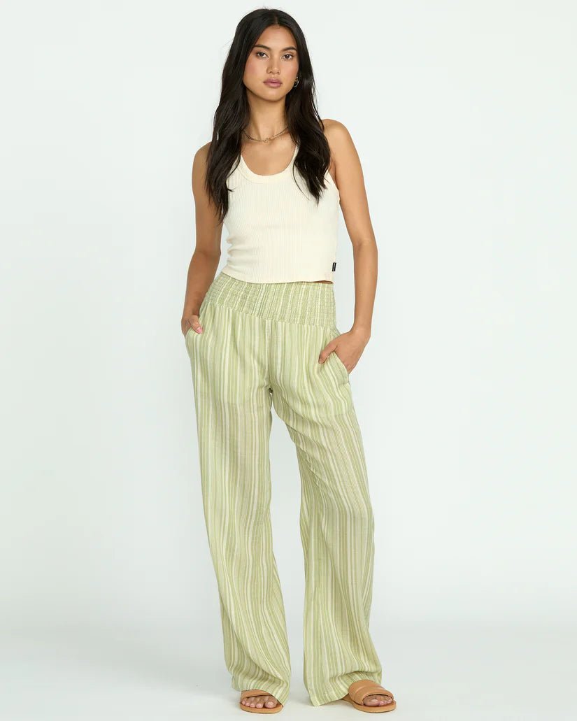 BILLABONG New Waves 2 Elastic Waist Pants - Avocado - The Salty BabePants
