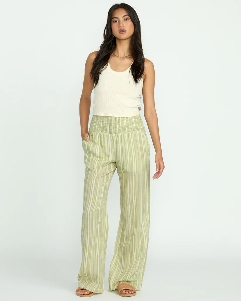 BILLABONG New Waves 2 Elastic Waist Pants - Avocado - The Salty BabePants