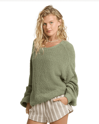 BILLABONG Open Air Sweater - Army Green - The Salty BabeSweaters