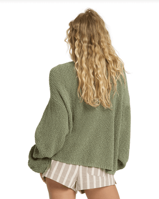 BILLABONG Open Air Sweater - Army Green - The Salty BabeSweaters