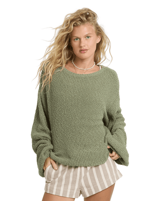 BILLABONG Open Air Sweater - Army Green - The Salty BabeSweaters