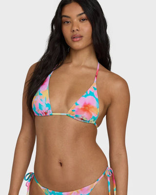 BILLABONG Pipe Dreams Multi Triangle Bikini Top - Bright Marine - The Salty BabeSwim Tops