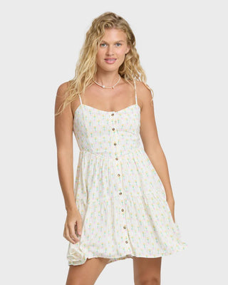 BILLABONG Prairie Days Mini Dress - Salt Crystal - The Salty BabeDresses