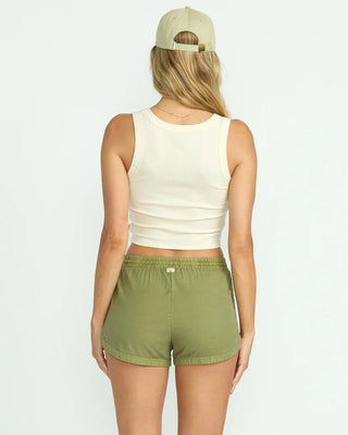 BILLABONG Road Trippin Elastic Waist Shorts - Avocado - The Salty BabeShorts