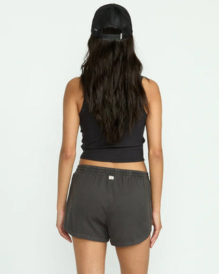 BILLABONG Road Trippin Elastic Waist Shorts - Off Black - The Salty BabeShorts