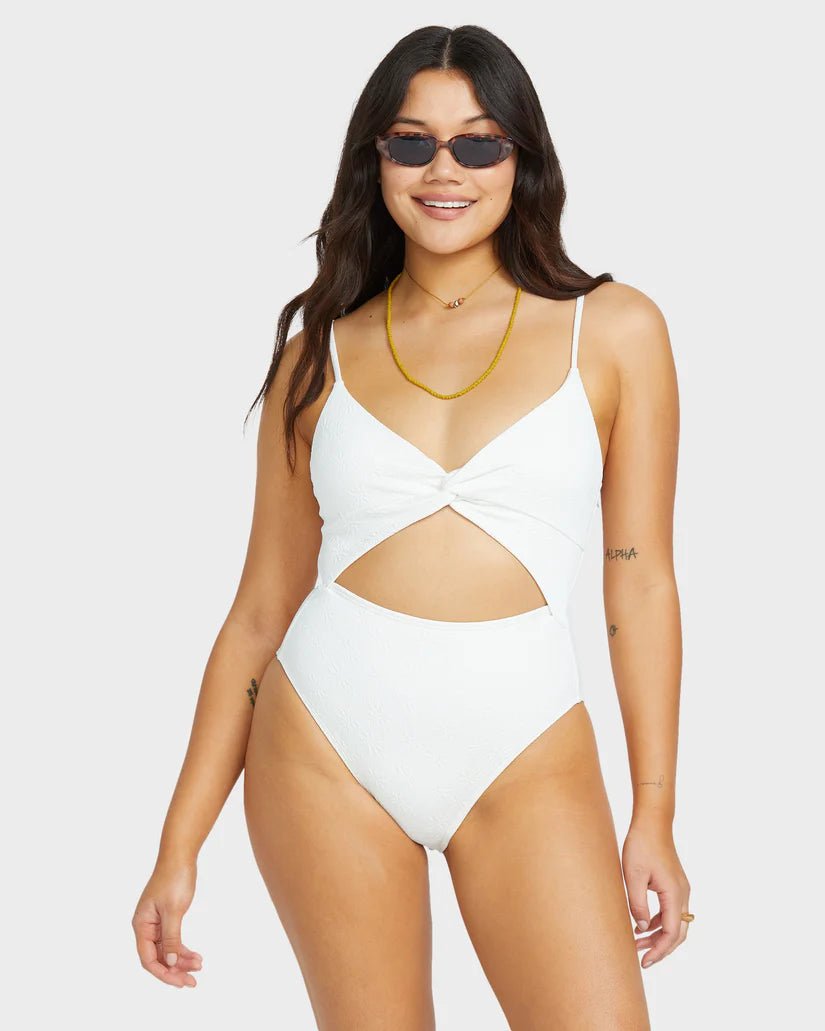 BILLABONG Salt & Sol Mika One Piece Swimsuit - Salt Crystal - The Salty BabeOne Piece Swimsuits