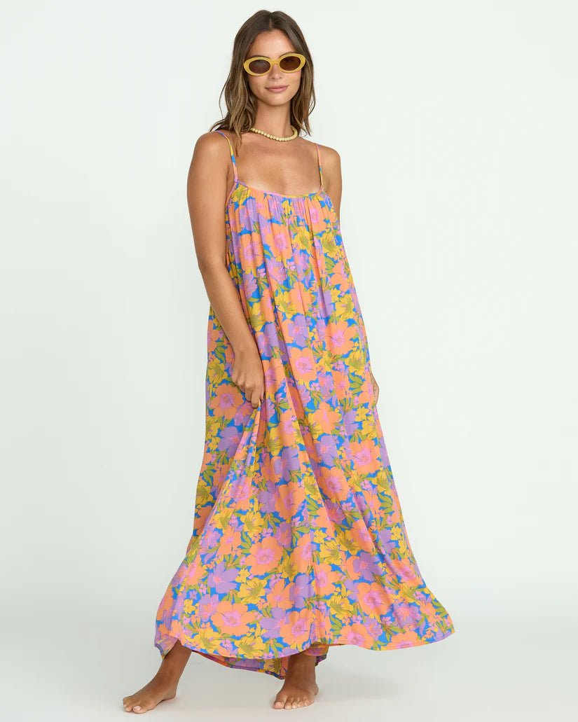 BILLABONG Sandy Cove Maxi Dress Dress - True Blue The Salty Babe BILLABONG Sandy Cove Maxi Dress Dress - True Blue The Salty Babe