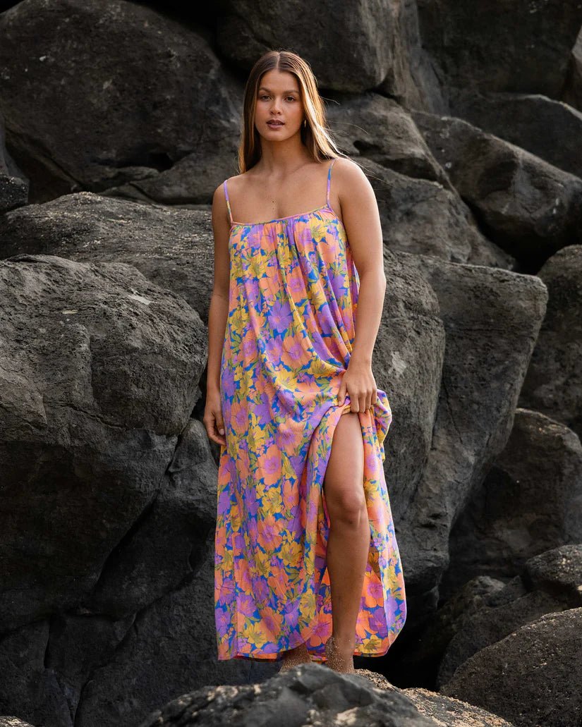 BILLABONG Sandy Cove Maxi Dress Dress - True Blue The Salty Babe BILLABONG Sandy Cove Maxi Dress Dress - True Blue The Salty Babe