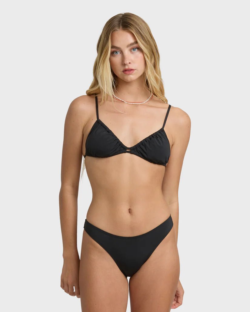 BILLABONG Sol Searcher Hike Medium Bikini Bottom - Black Pebble - The Salty BabeSwim Bottoms