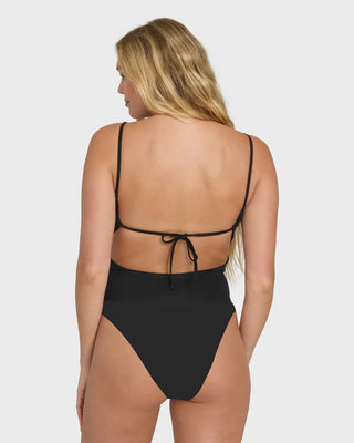 BILLABONG Sol Searcher Sloane One Piece Swimsuit - Black Pebble - The Salty BabeOne Piece Swimsuits