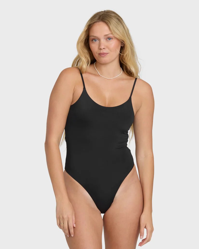 BILLABONG Sol Searcher Sloane One Piece Swimsuit - Black Pebble - The Salty BabeOne Piece Swimsuits