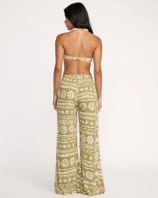 BILLABONG Split Spirit Elastic Waist Pants - Green Tea - The Salty BabePants