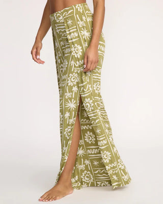 BILLABONG Split Spirit Elastic Waist Pants - Green Tea - The Salty BabePants
