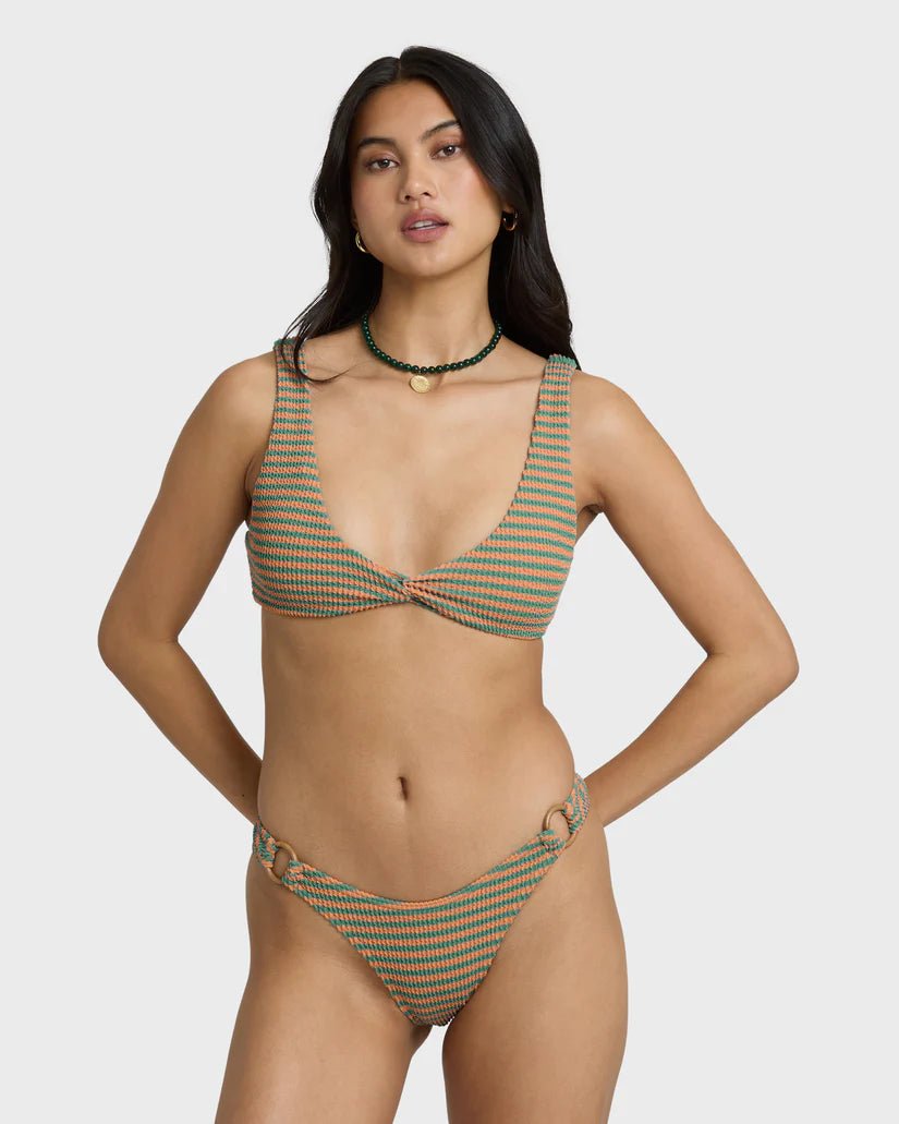 BILLABONG Summer Hi Yd Twist Tank Swim Tank Bikini Top - Bay Blue - The Salty BabeSwim Tops