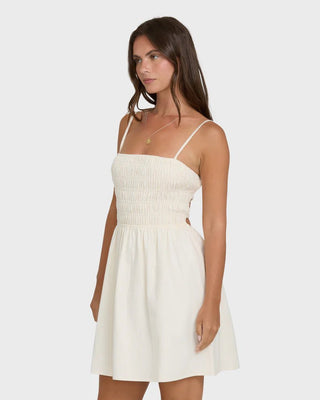 BILLABONG Suns Out Mini Dress - White Cap - The Salty BabeDresses