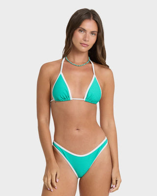 BILLABONG Tanlines Bound Remi Triangle Bikini Top - Paradise Green - The Salty BabeSwim Tops