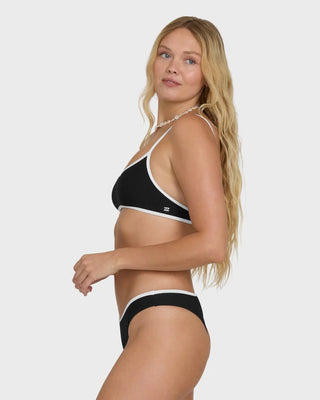 BILLABONG Tanlines Bound V Hike Bikini Bottom - Black Pebble - The Salty BabeSwim Bottoms