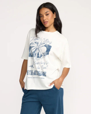 BILLABONG This Sunny Time Tee - Salt Crystal - The Salty BabeTee Shirts
