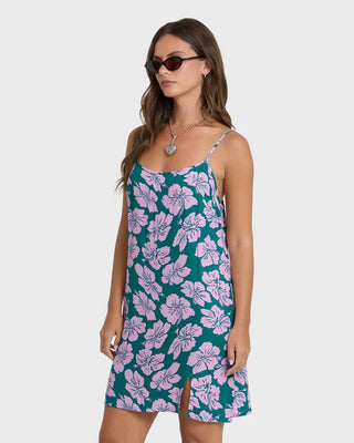 BILLABONG Tidal Crush Mini Dress - Deep Lagoon - The Salty BabeDresses