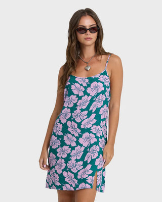 BILLABONG Tidal Crush Mini Dress - Deep Lagoon - The Salty BabeDresses