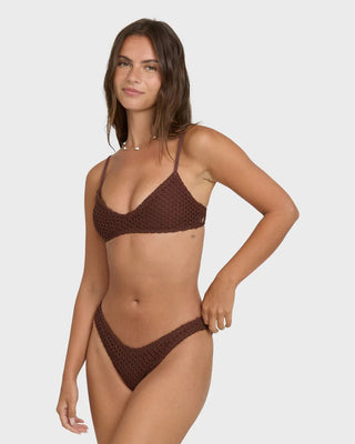 BILLABONG Twisted Tides Maui Bikini Bottom - Espresso - The Salty BabeSwim Bottoms