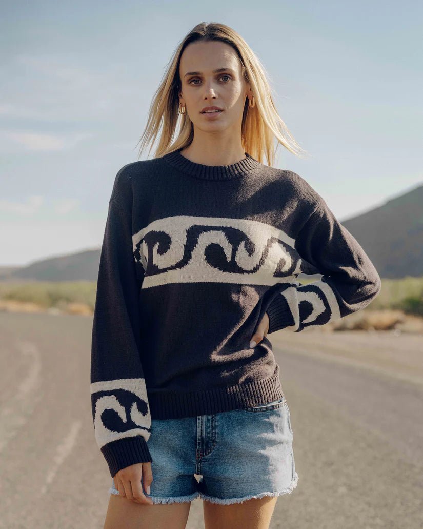 BILLABONG Wave Fade Sweater - Black Sands - The Salty BabeSweaters