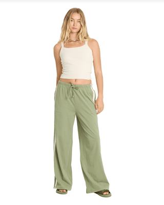 BILLABONG Wave Stamp Knit Pant - Army Green - The Salty BabePants