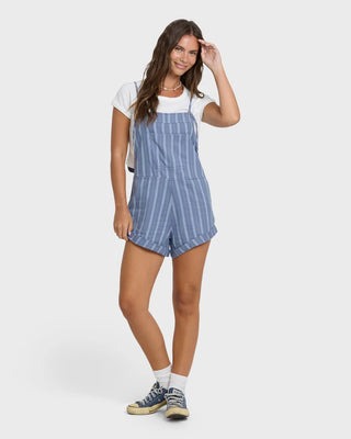 BILLABONG Wild Pursuit Overall Romper - Blue Smoke - The Salty BabeOveralls