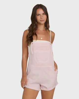 BILLABONG Wild Pursuit Yarn-Dyed Overalls - Rosewater - The Salty BabeOveralls
