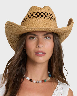 BILLABONG Wild Waves Wide Brim Straw Hat - Natural - The Salty BabeHats