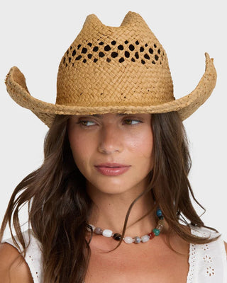 BILLABONG Wild Waves Wide Brim Straw Hat - Natural - The Salty BabeHats