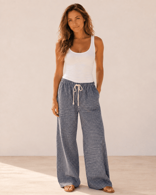 Bluebell Gingham Pants - The Salty BabePants