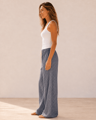 Bluebell Gingham Pants - The Salty BabePants
