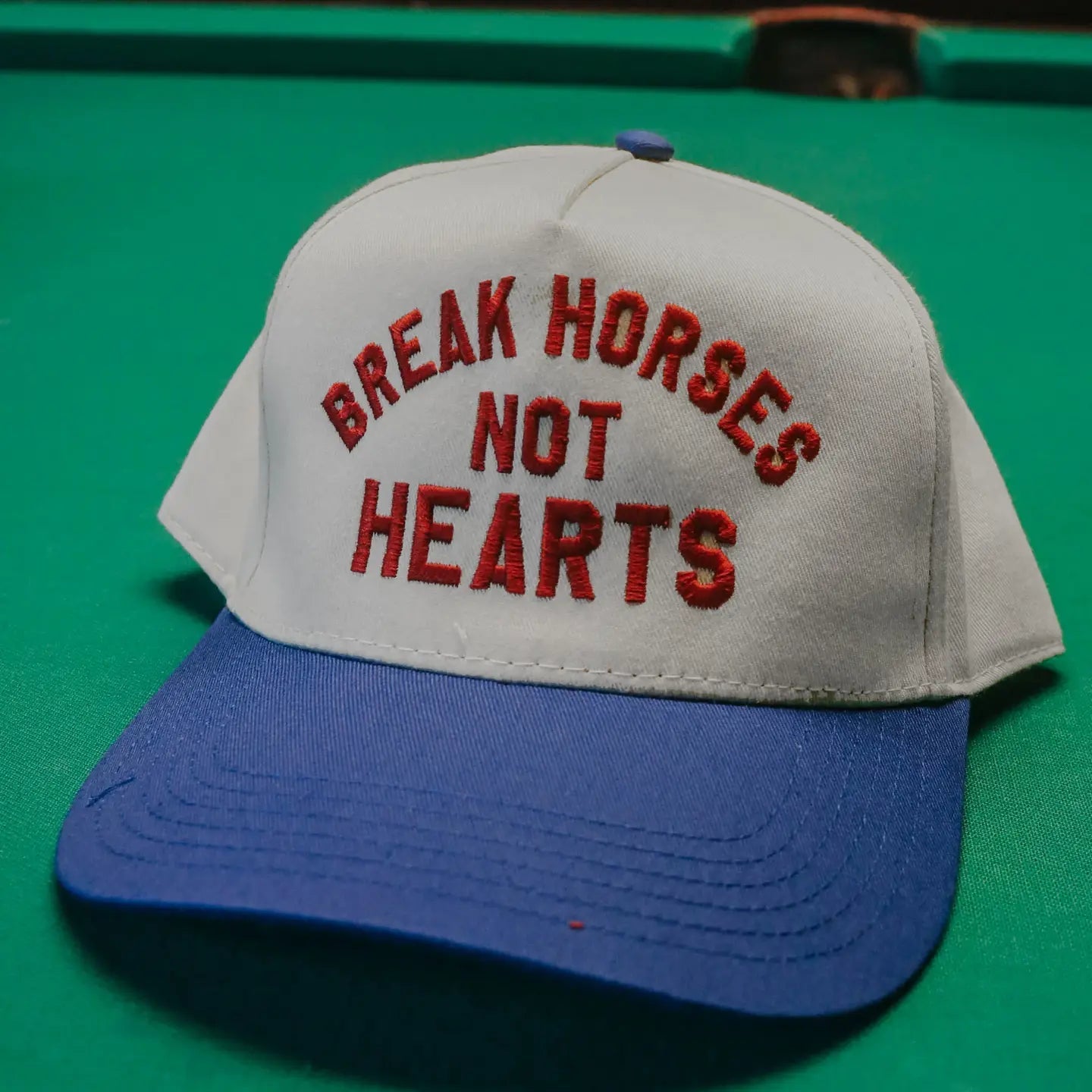 Break Horses Not Hearts Trucker Hat - The Salty BabeHats